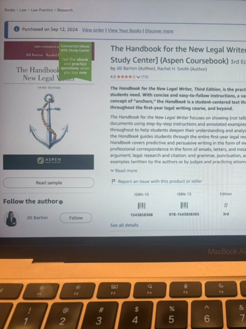 Law book the handbook for the new legal writer aspen